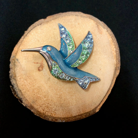 Hummingbird Brooch